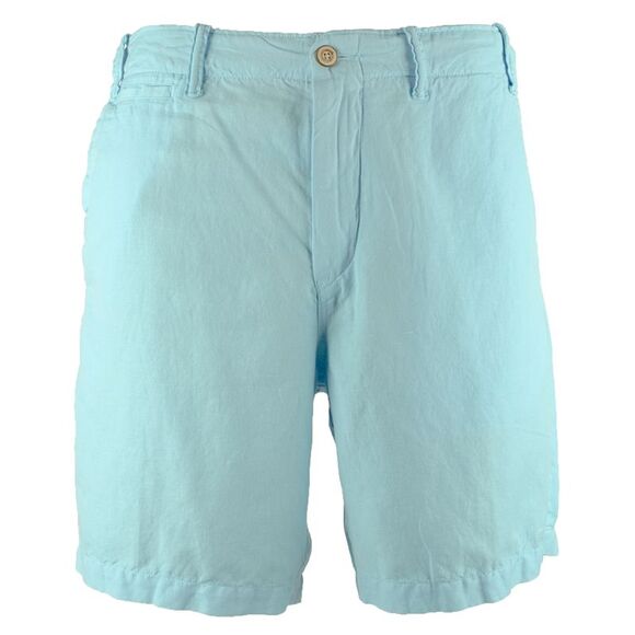 Men's Classic Fit Linen Shorts BLU 33 - Picture 3 of 6